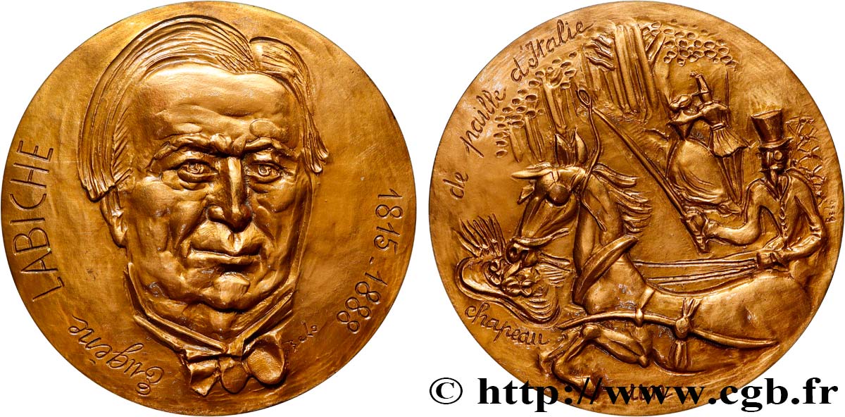 LITERATURE : WRITERS - POETS Médaille, Eugène Labiche EBC