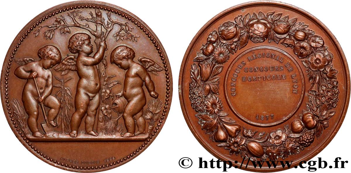 TROISIÈME RÉPUBLIQUE Médaille, Concours régional, Concours horticole TTB+