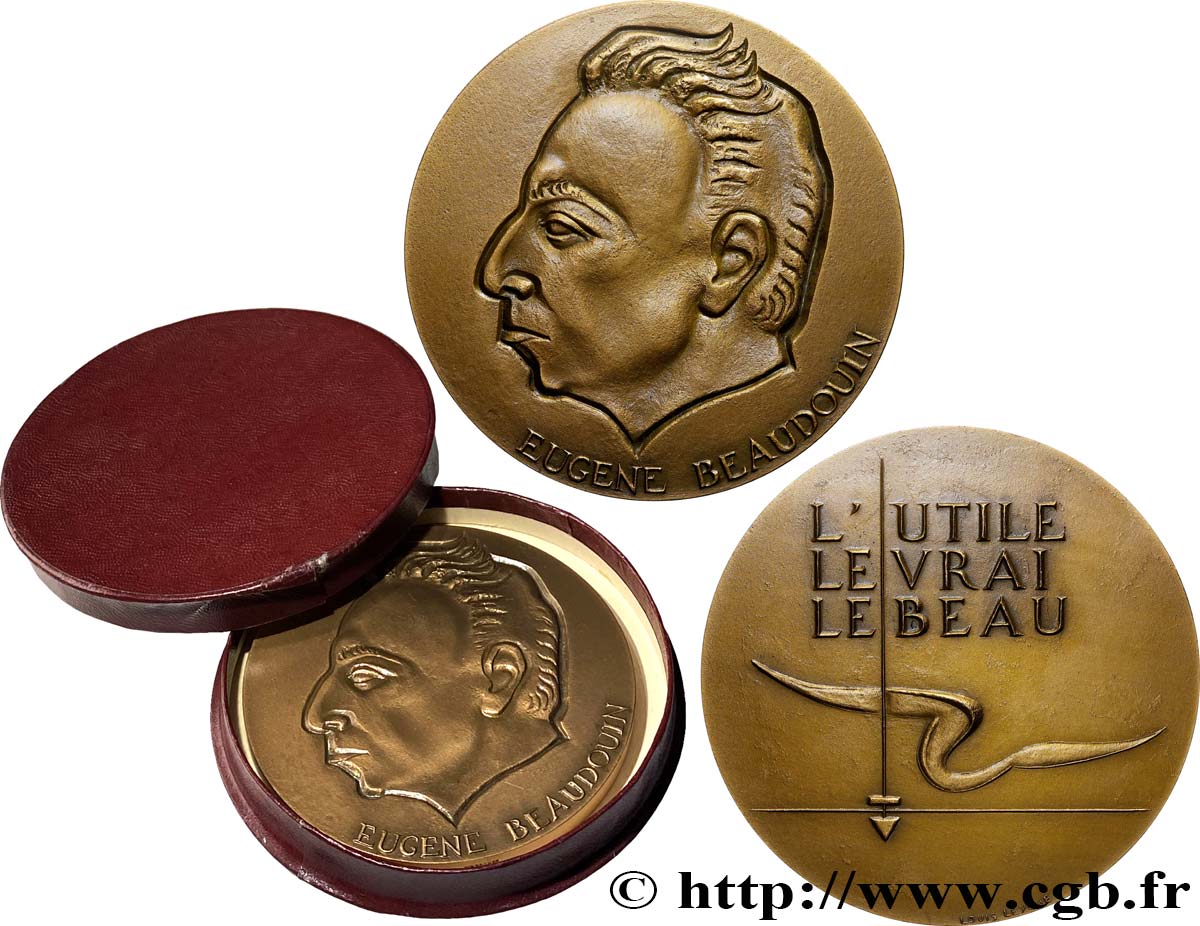 V REPUBLIC Médaille, Eugène Beaudouin AU