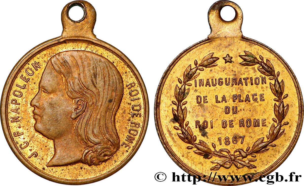 SECOND EMPIRE Médaille, Place du Roi de Rome / Trocadéro TTB+