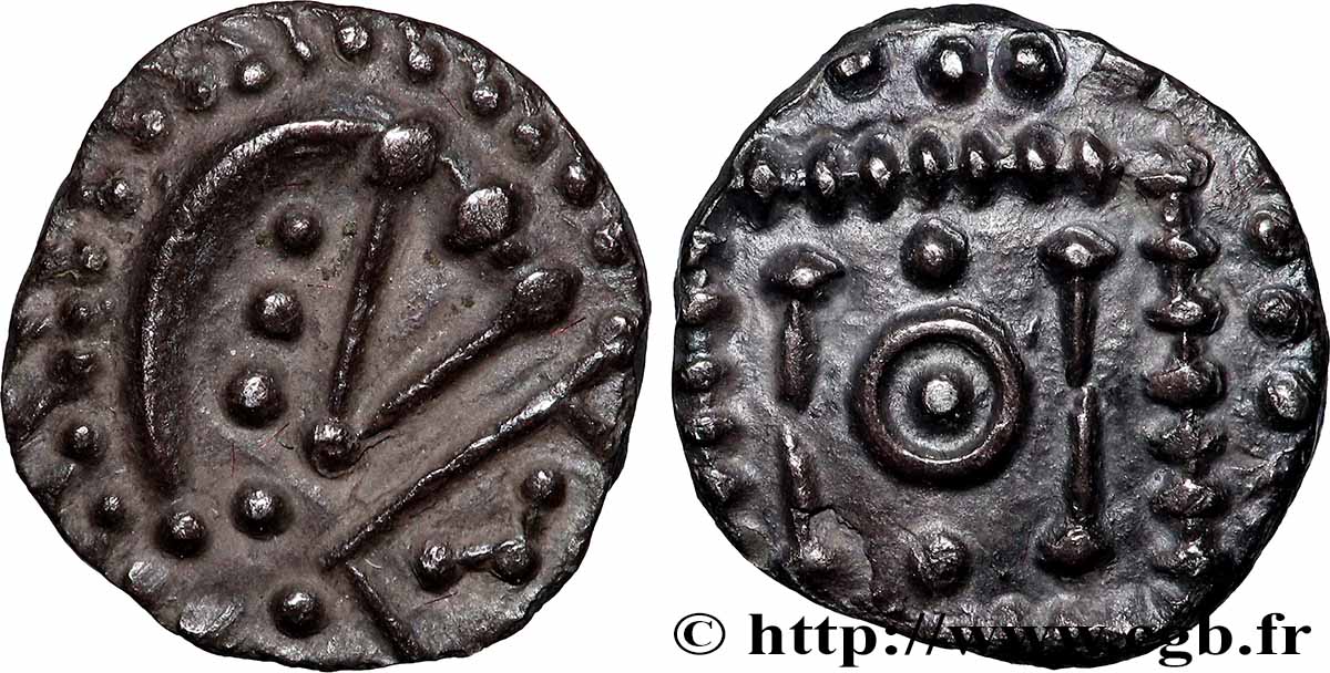 ENGLAND - ANGLO-SAXONS Sceat au porc-épic, Série E, variété G1 AU