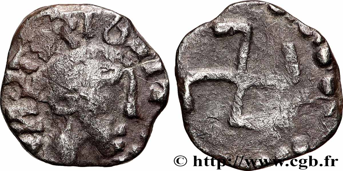 PARIS - CIVITAS PARISIORVM - MONNAIE DU PALAIS Denier TB