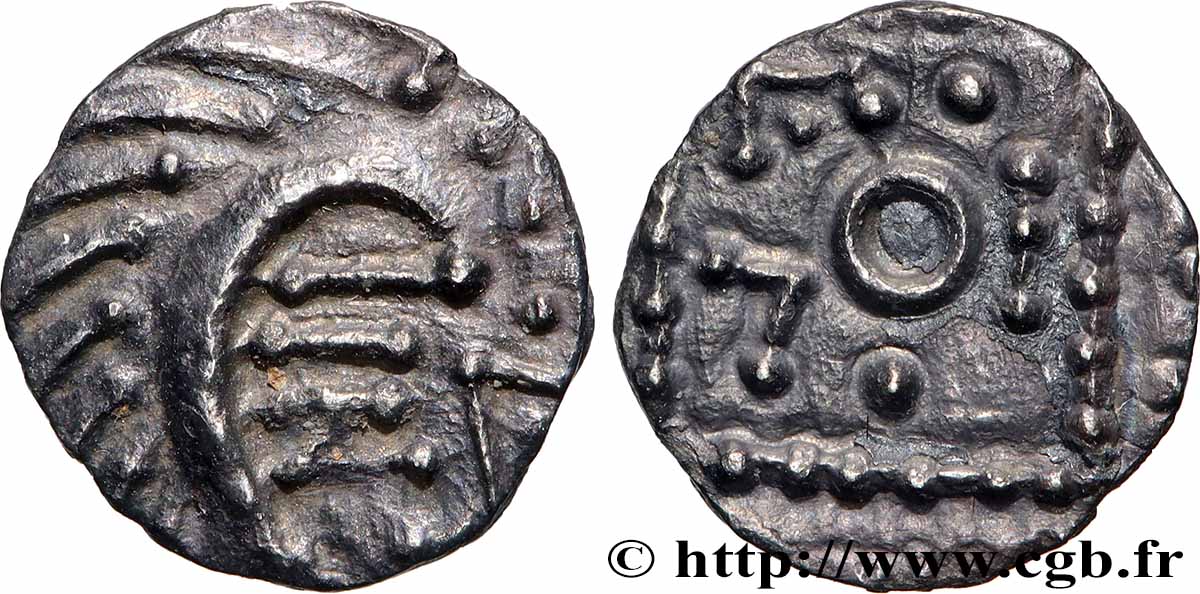 ANGLO-SAXONS Sceat au porc-épic, série E TTB+