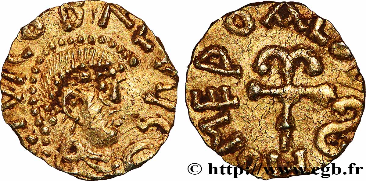 MONETE DI MERVINGI - INCERTI Triens q.SPL