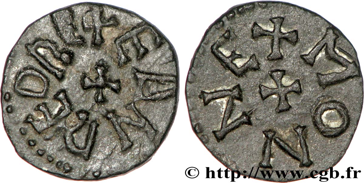 ANGLO-SAXONS - NORTHUMBRIA - EANRED Sceat MONNE TTB+/SUP