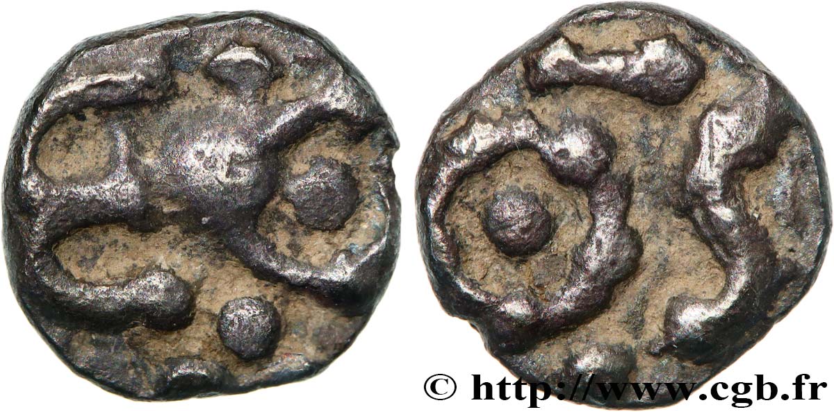 MEROVINGIAN COINS - indeterminate MINT Denier, EO / OS AU