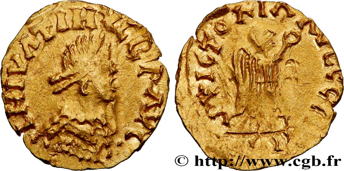 PSEUDO-IMPERIAL COINAGE Triens à la victoire AU/XF