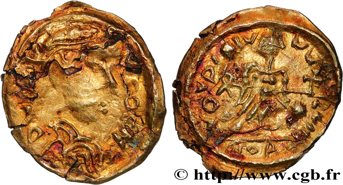 PSEUDO IMPERIAL COINAGE Tremissis fourré BC+