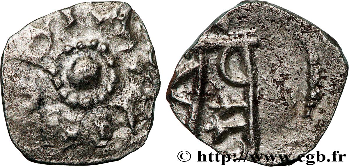 MONEDAS DE LOS MERVINGIOS - TOURAINE - INCIERTAS Denier BC+/MBC+