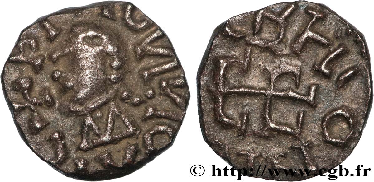 MEROVINGIAN COINS Denier q.SPL