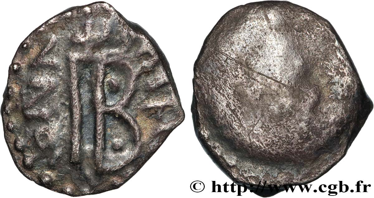 MEROVINGIAN COINS Denier XF