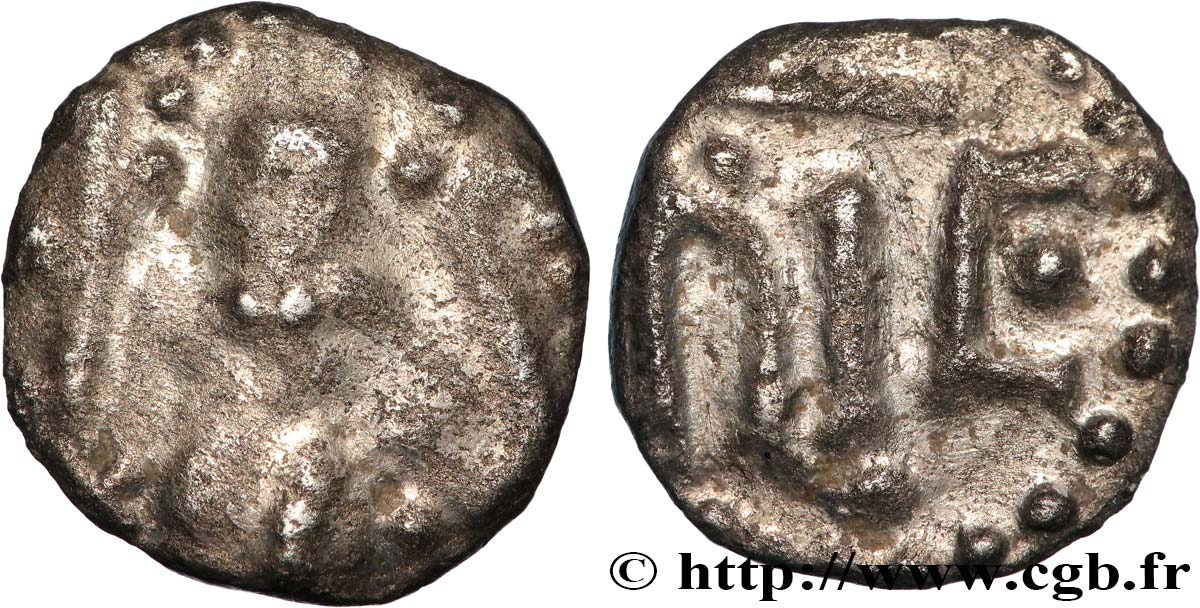 MEROVINGIAN COINS Denier VF/AU