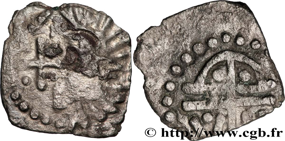 MEROVINGIAN COINS Denier VF/VF