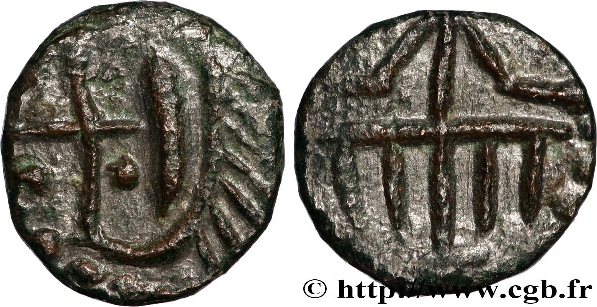 MEROVINGIAN COINS Denier MBC