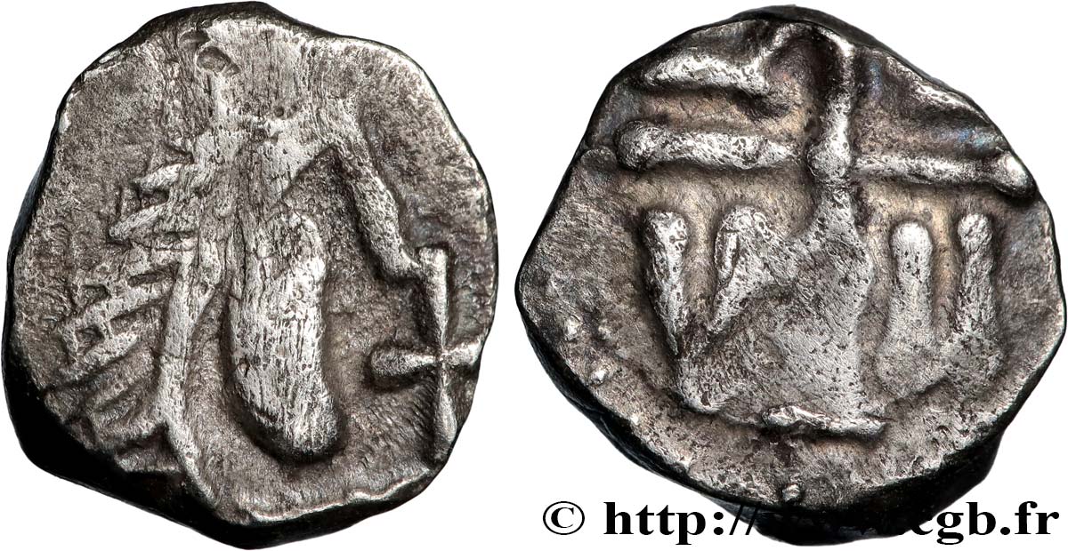 MEROVINGIAN COINS Denier BC+/BC