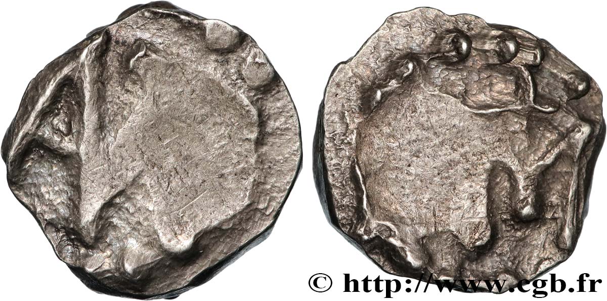 MEROVINGIAN COINAGE - ARLES (ARELATVM) or MARSEILLE (MASSILIA) Denier, patrice Antenor ANT / SM VF/VF