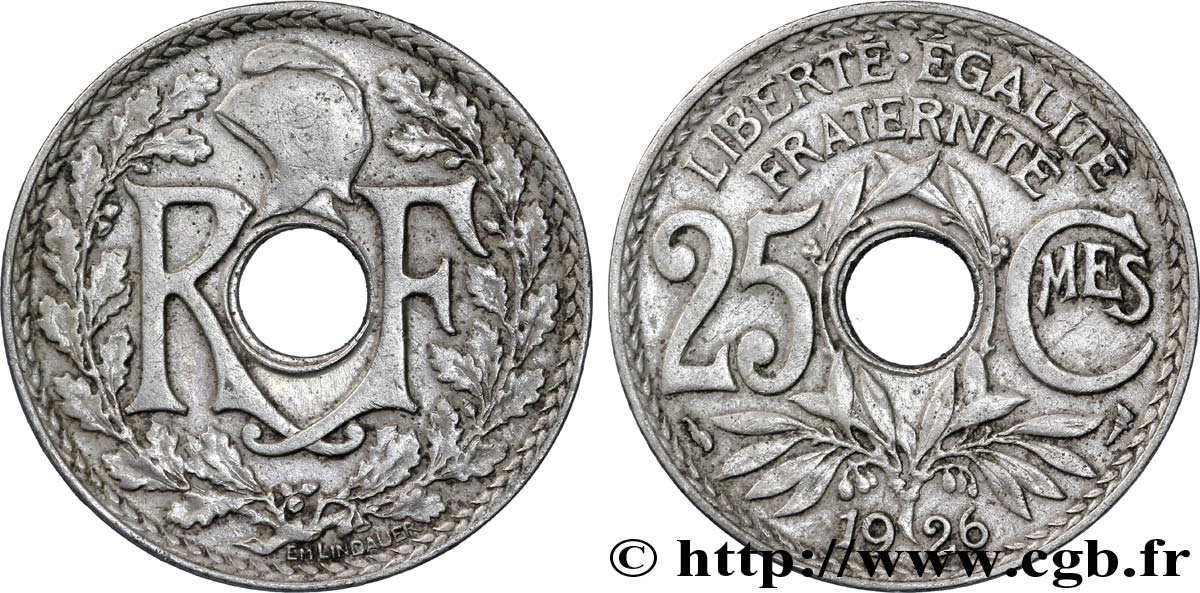 25 centimes Lindauer 1926  F.171/10 MBC40 