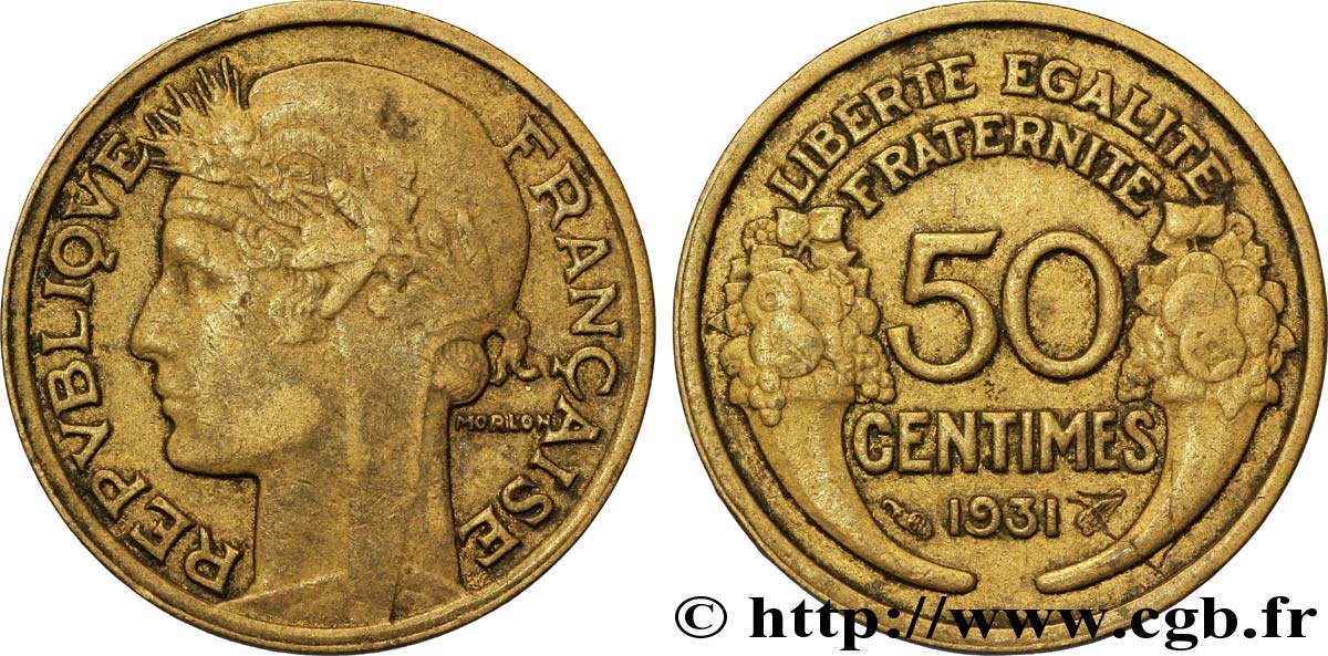 50 centimes Morlon 1931  F.192/5 TB35 