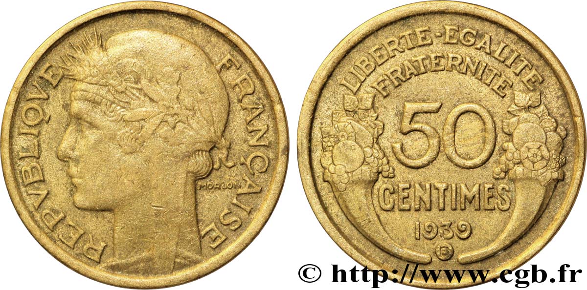 50 centimes Morlon 1939 Bruxelles F.192/16 MB35 