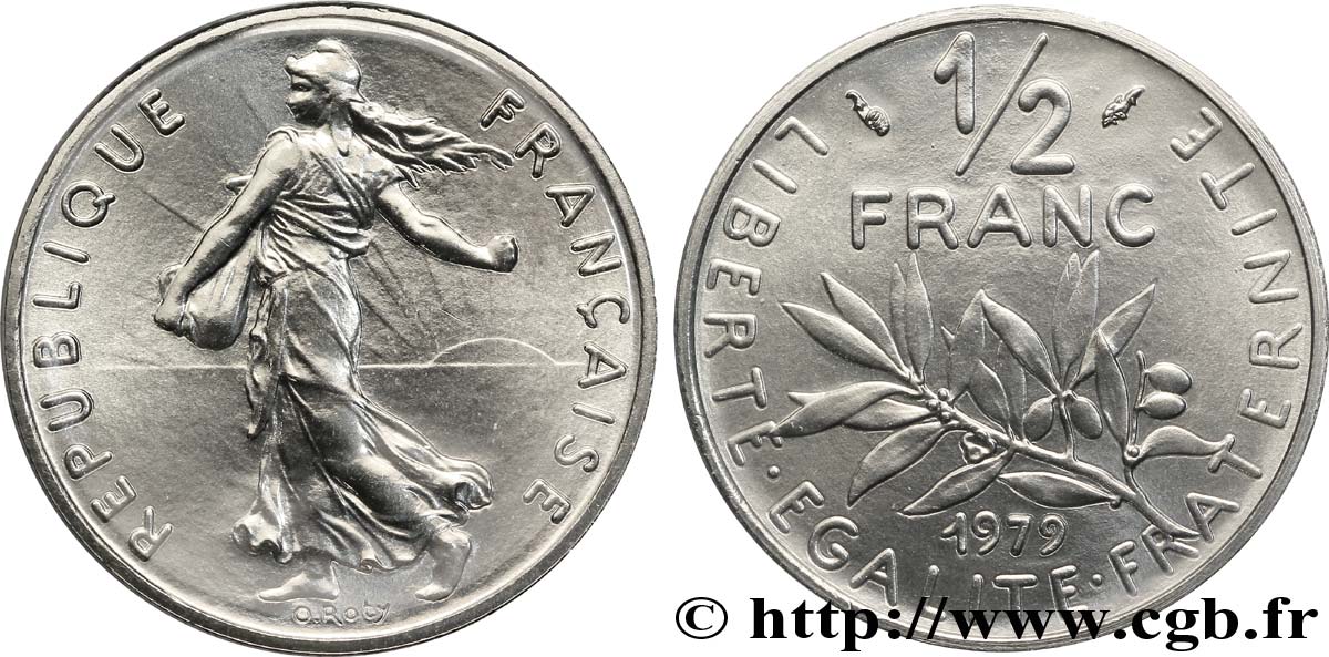 1/2 franc Semeuse 1979 Pessac F.198/18 FDC 
