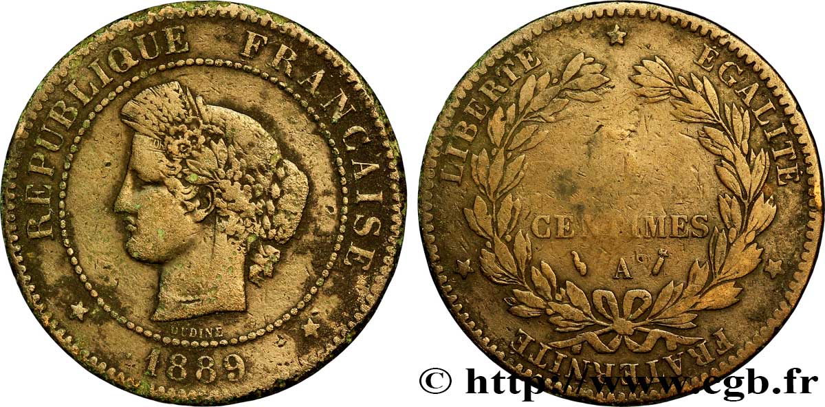 5 centimes Cérès 1889 Paris F.118/31 B8 