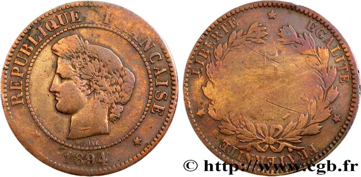 5 centimes Cérès 1894 Paris F.118/36 B8 