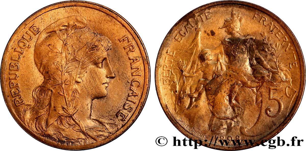 5 centimes Daniel-Dupuis 1898  F.119/5 VZ55 