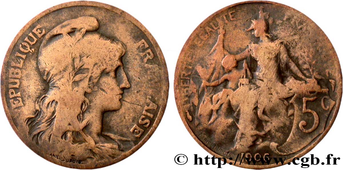 5 centimes Daniel-Dupuis 1906  F.119/16 B8 