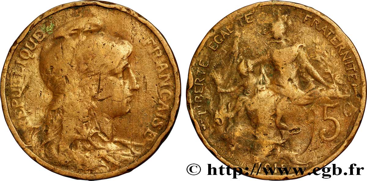 5 centimes Daniel-Dupuis 1915  F.119/27 B12 