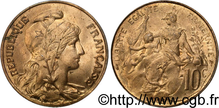 10 centimes Daniel-Dupuis 1902  F.136/11 VZ62 