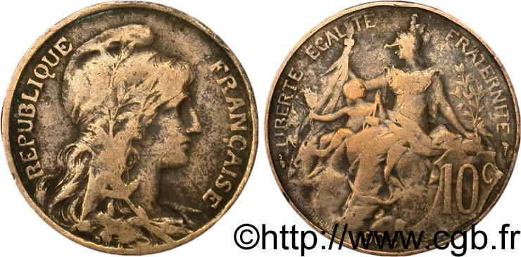10 centimes Daniel-Dupuis 1904  F.136/13 RC12 