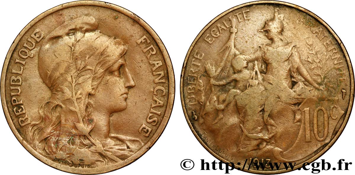 10 centimes Daniel-Dupuis 1913  F.136/22 S35 