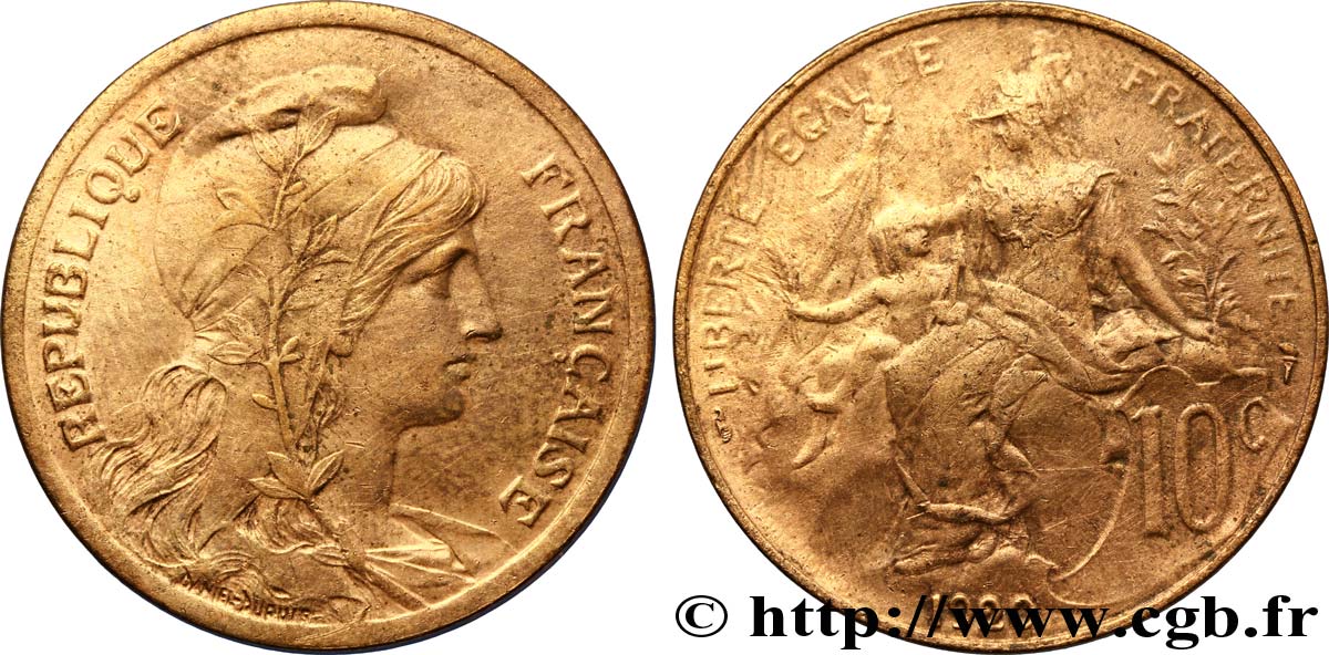 10 centimes Daniel-Dupuis 1920  F.136/29 BB40 