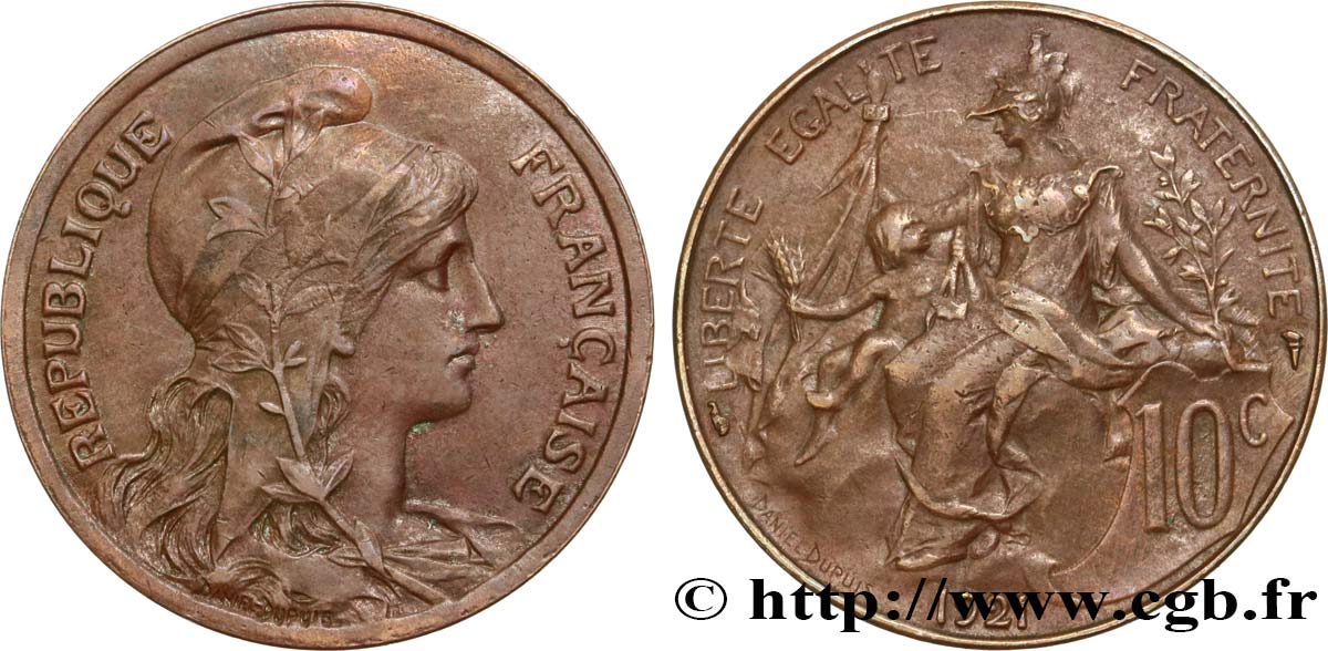 10 centimes Daniel-Dupuis 1921  F.136/30 MBC48 