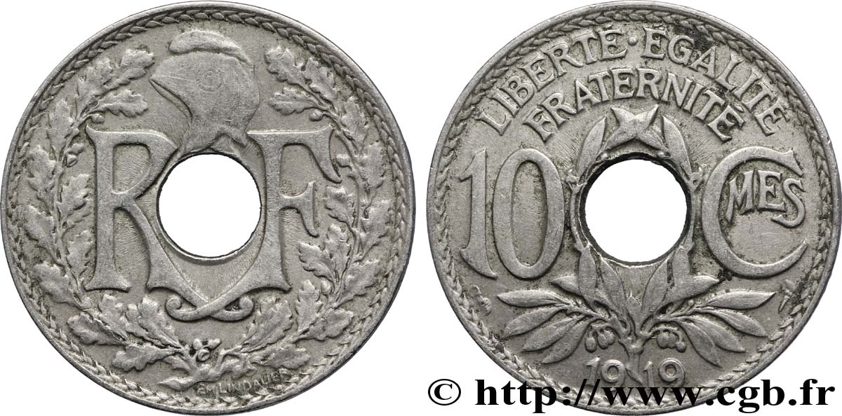 10 centimes Lindauer 1919  F.138/3 TB35 