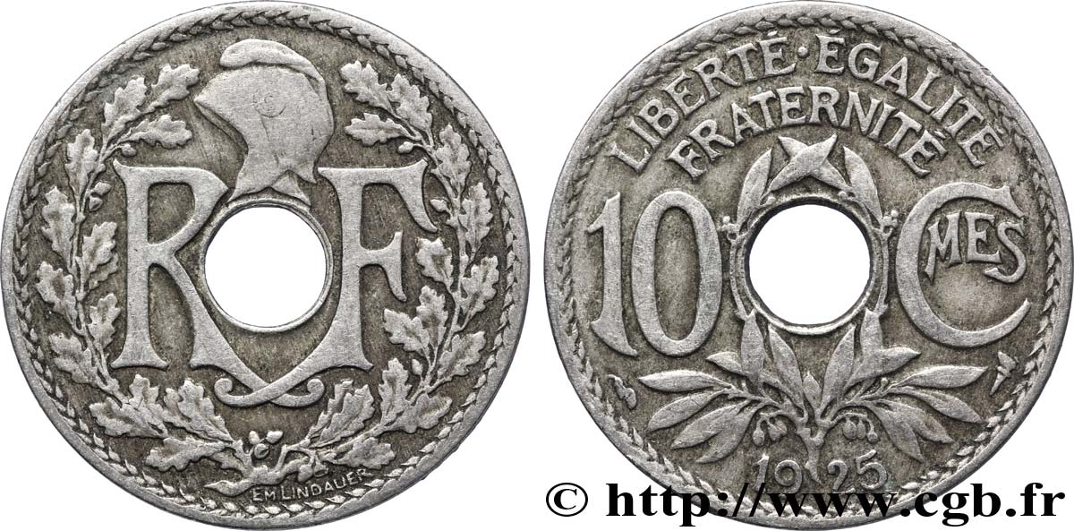 10 centimes Lindauer 1925  F.138/12 TTB40 