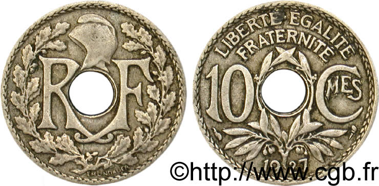 10 centimes Lindauer 1927  F.138/14 MB20 