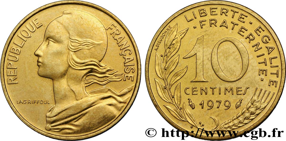 10 centimes Marianne 1984 Pessac F.144/24 MS60 