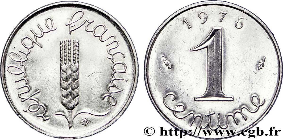1 centime Épi 1976 Pessac F.106/29 MS60 
