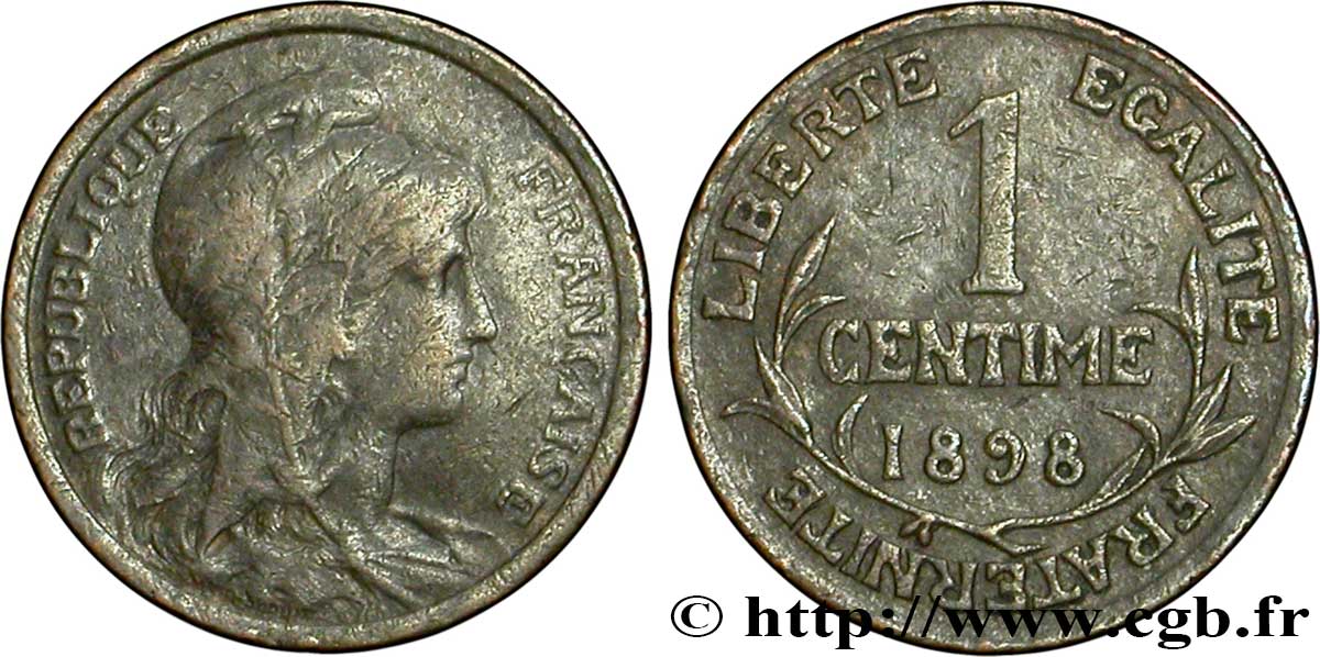 1 centime Daniel-Dupuis 1898 Paris F.105/1 TTB48 