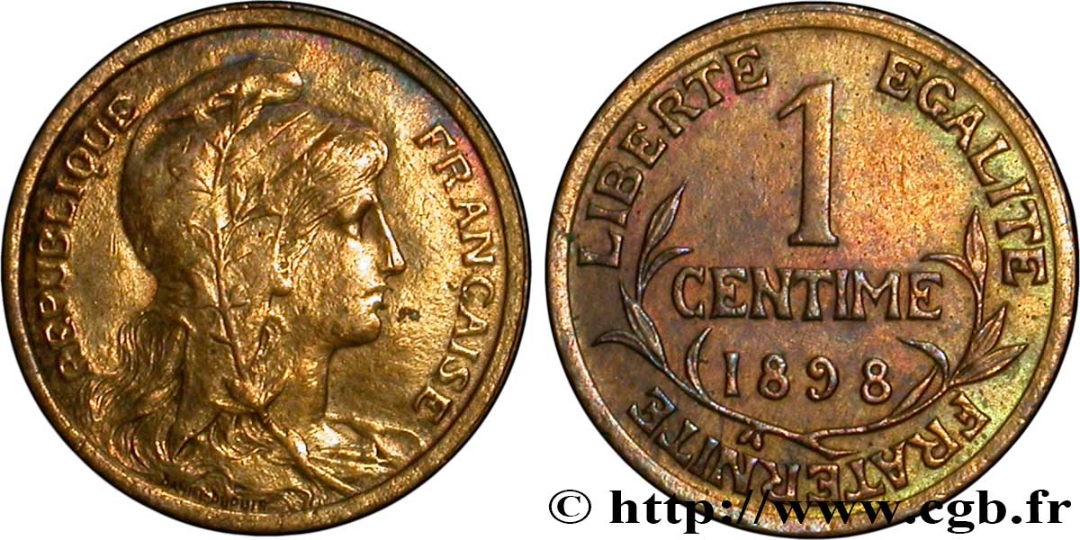 1 centime Daniel-Dupuis 1898 Paris F.105/1 TTB 