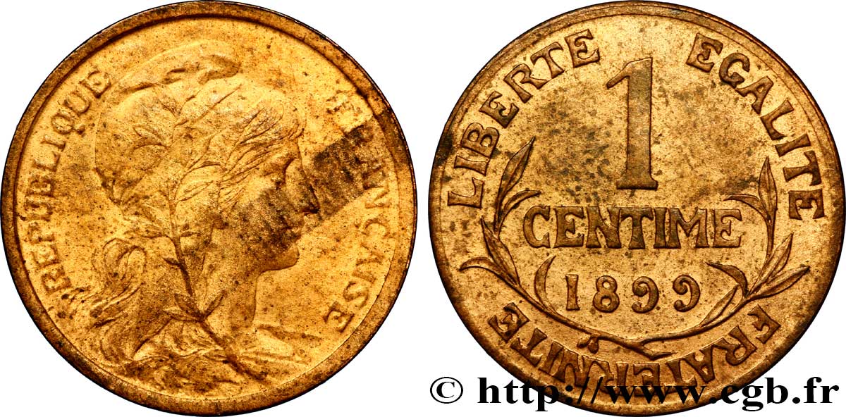 1 centime Daniel-Dupuis 1899 Paris F.105/3 SUP60 