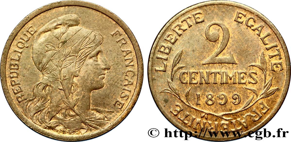 2 centimes Daniel-Dupuis 1899 Paris F.110/3 SS48 