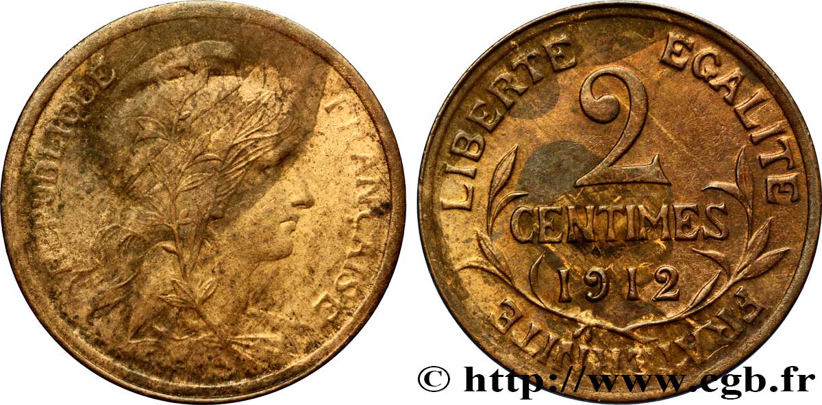 2 centimes Daniel-Dupuis 1912 Paris F.110/15 BB 