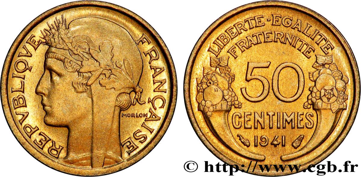 50 centimes Morlon 1941  F.192/18 ST65 