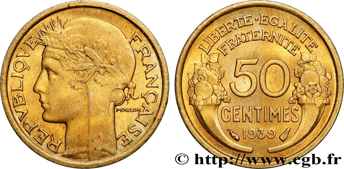50 centimes Morlon 1939  F.192/15 ST65 