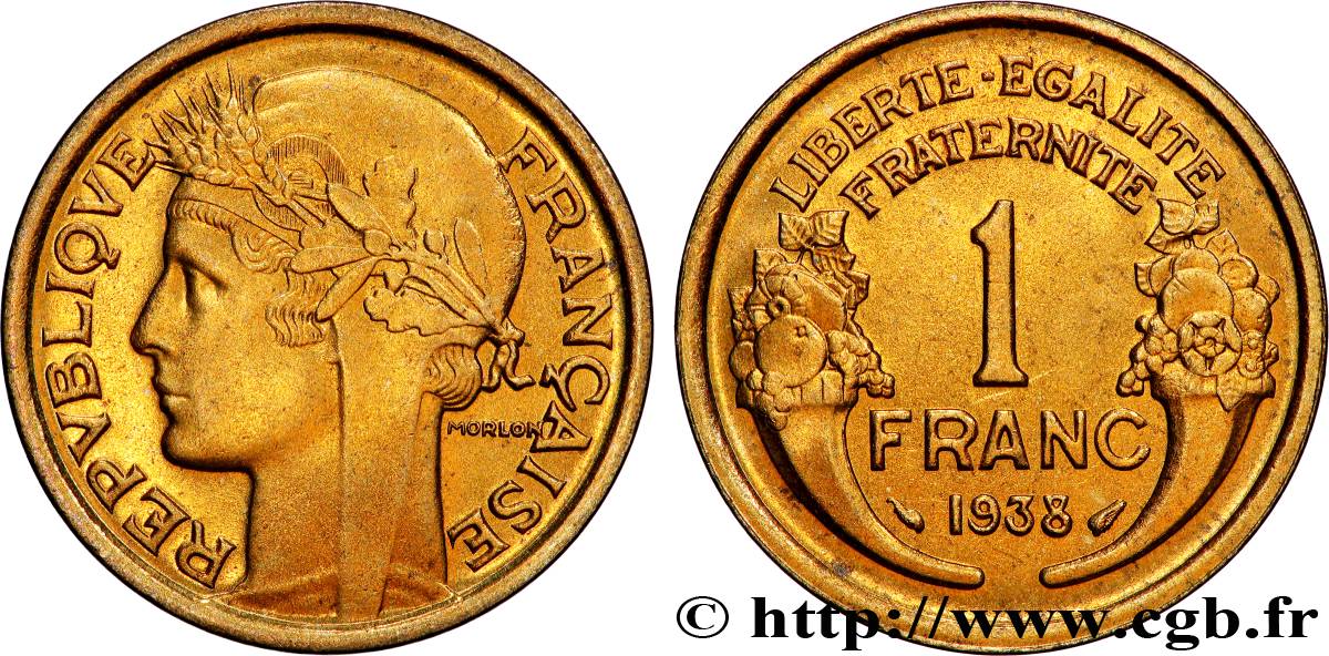 1 franc Morlon 1938 Paris F.219/9 ST65 