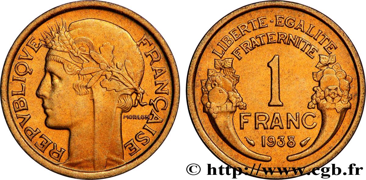 1 franc Morlon 1938 Paris F.219/9 ST65 