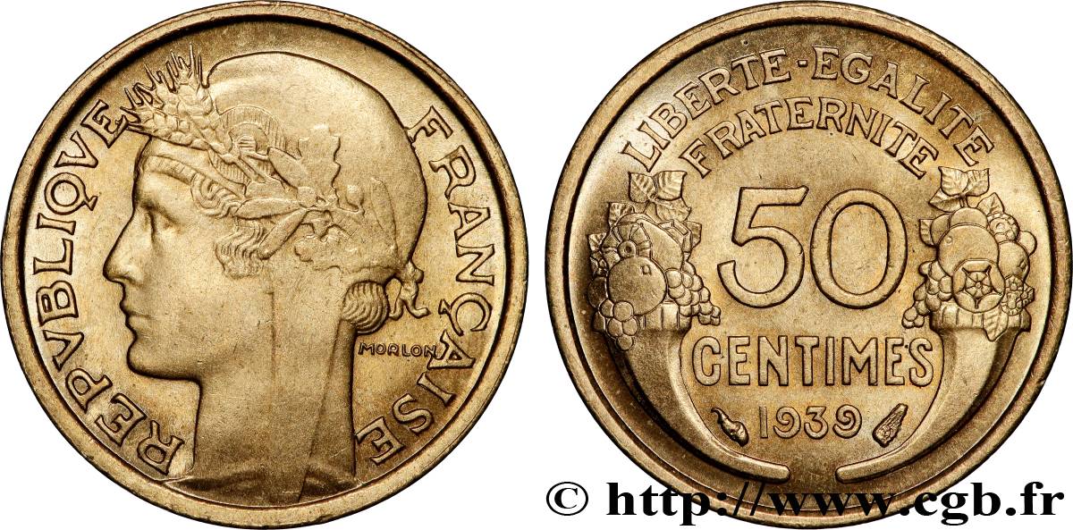 50 centimes Morlon 1939  F.192/15 FDC65 