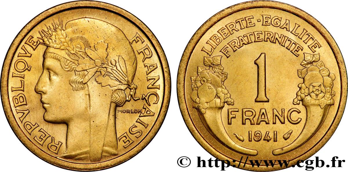 1 franc Morlon 1941 Paris F.219/12 FDC66 